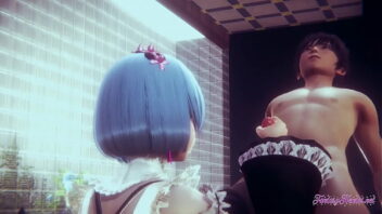 Re：ゼロから始める異世界生活-レム手コキwith POV（無修正）-日本のアジアのマンガアニメゲームポルノ